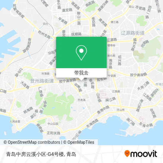 青岛中房云溪小区-G4号楼地图