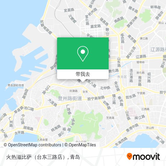 火热滋比萨（台东三路店）地图