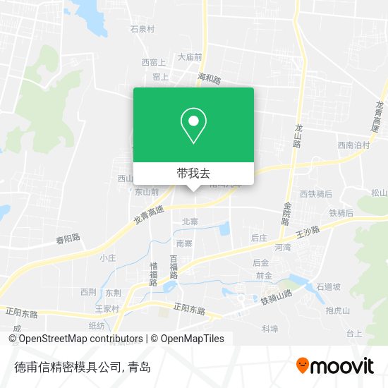 德甫信精密模具公司地图