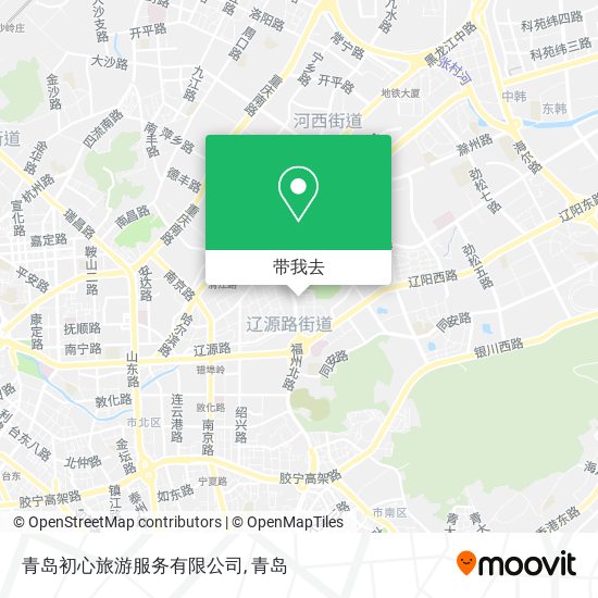 青岛初心旅游服务有限公司地图