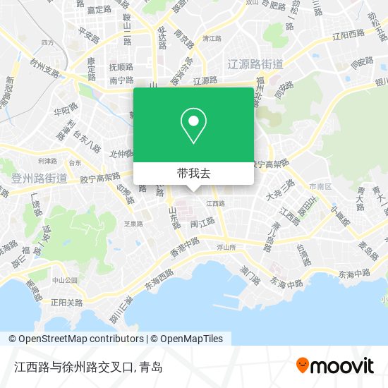 江西路与徐州路交叉口地图