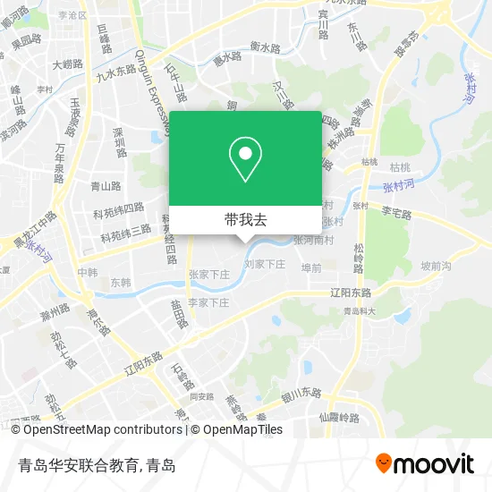 青岛华安联合教育地图