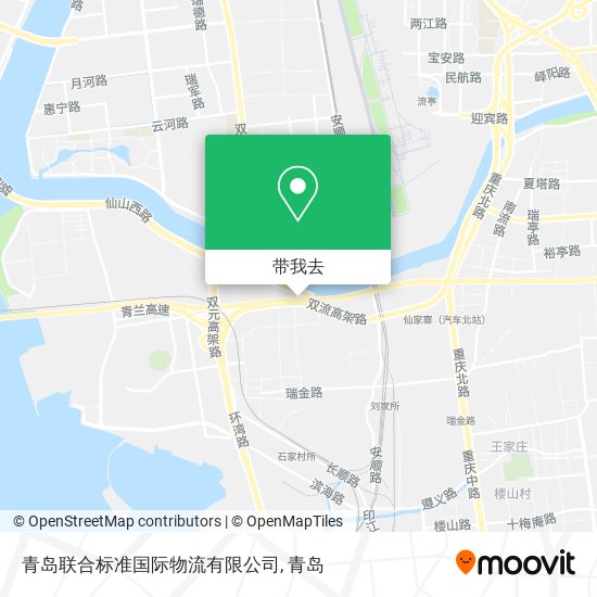 青岛联合标准国际物流有限公司地图