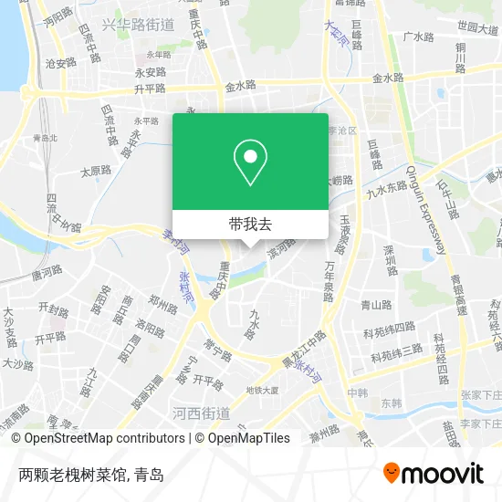 两颗老槐树菜馆地图