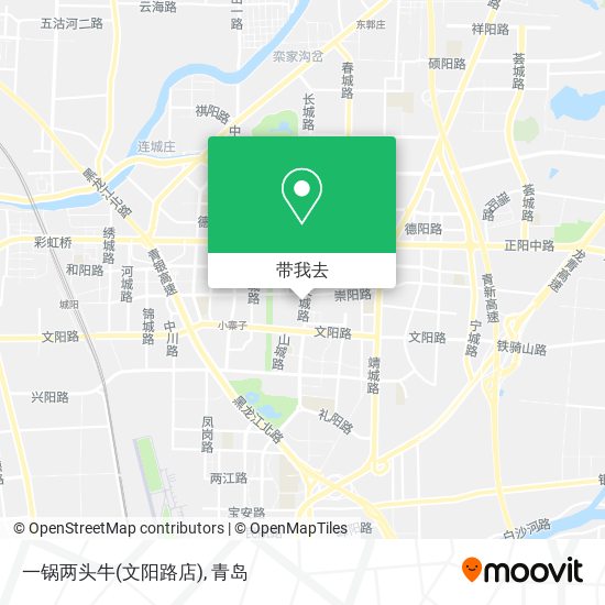 一锅两头牛(文阳路店)地图