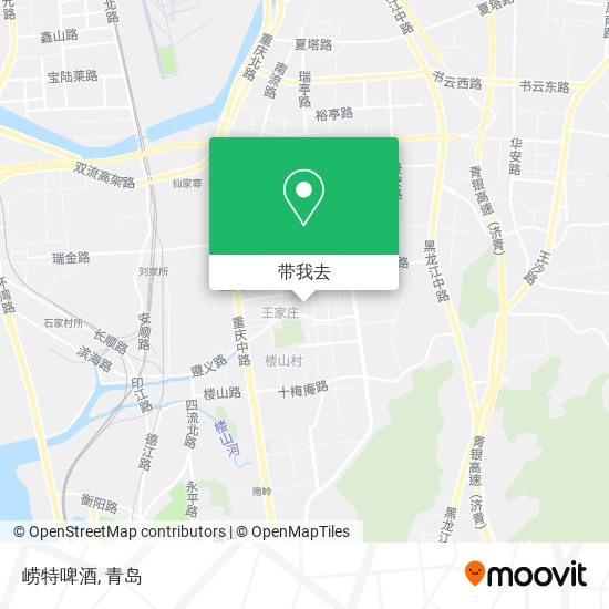 崂特啤酒地图