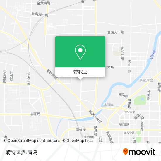 崂特啤酒地图