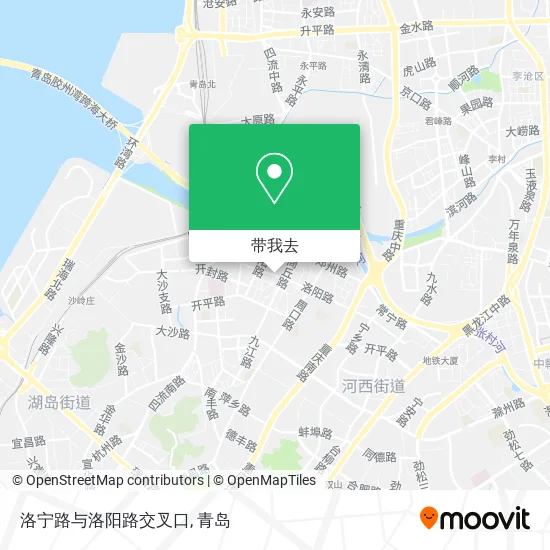 洛宁路与洛阳路交叉口地图