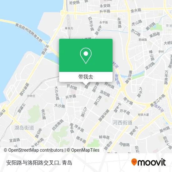 安阳路与洛阳路交叉口地图