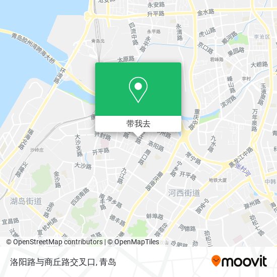 洛阳路与商丘路交叉口地图