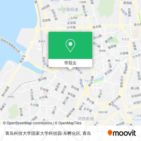 青岛科技大学国家大学科技园-东孵化区地图