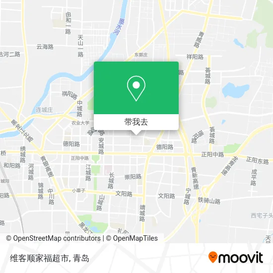 维客顺家福超市地图