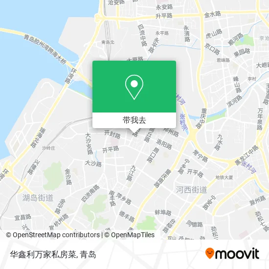 华鑫利万家私房菜地图