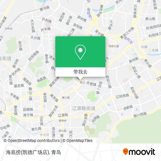 海底捞(凯德广场店)地图