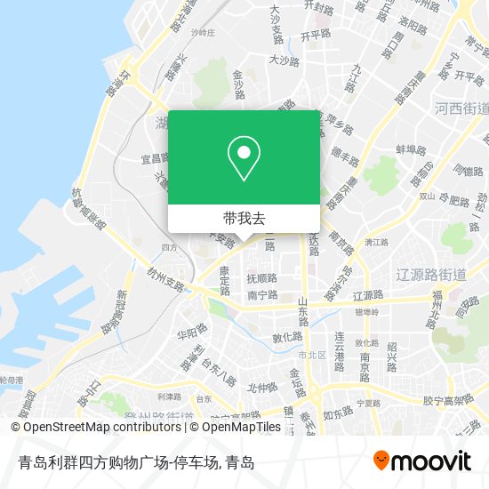 青岛利群四方购物广场-停车场地图