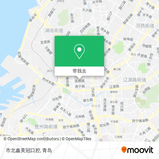 市北鑫美冠口腔地图