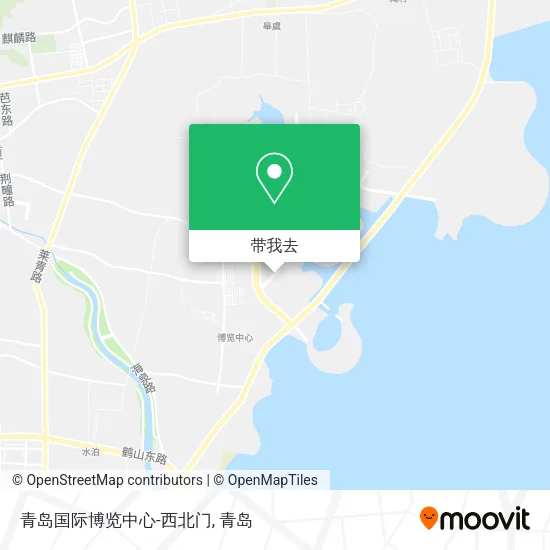青岛国际博览中心-西北门地图