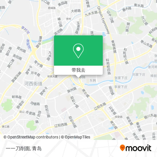 一一刀削面地图