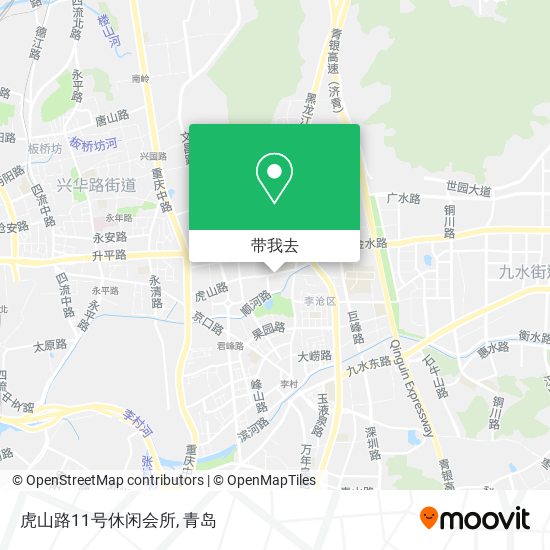 虎山路11号休闲会所地图