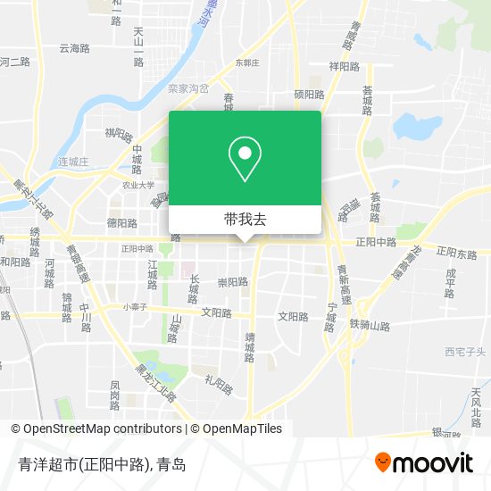 青洋超市(正阳中路)地图