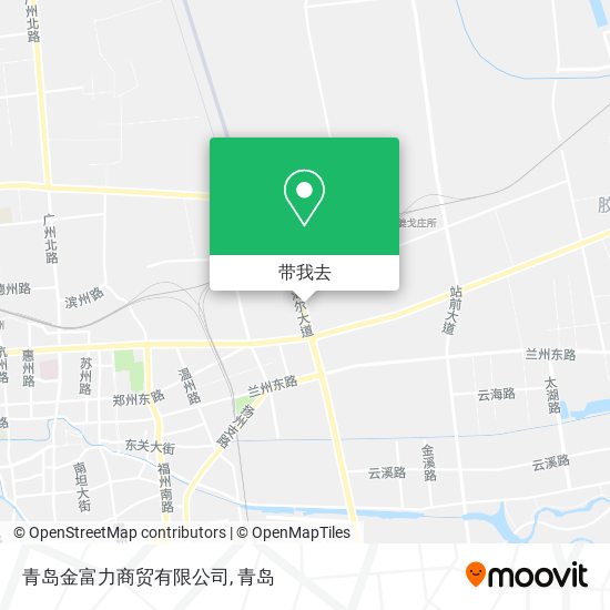 青岛金富力商贸有限公司地图