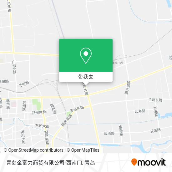 青岛金富力商贸有限公司-西南门地图