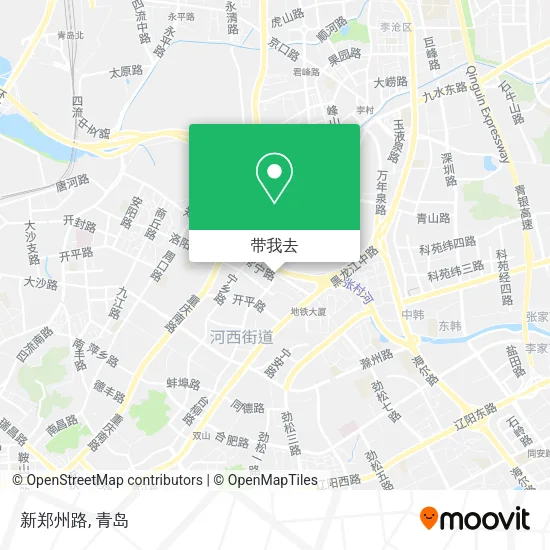新郑州路地图