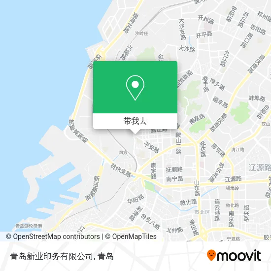 青岛新业印务有限公司地图