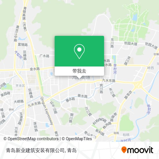 青岛新业建筑安装有限公司地图
