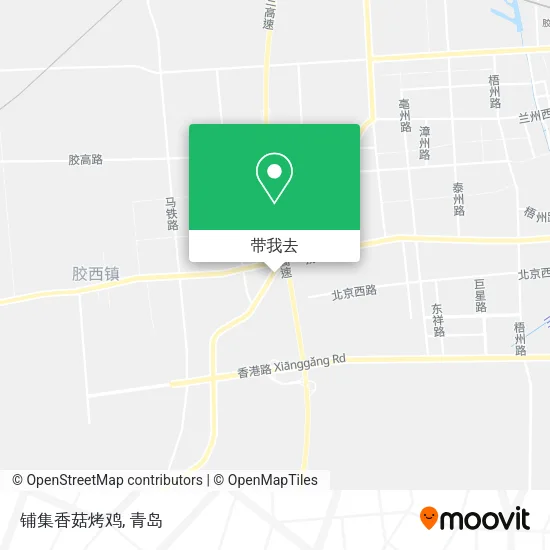 铺集香菇烤鸡地图
