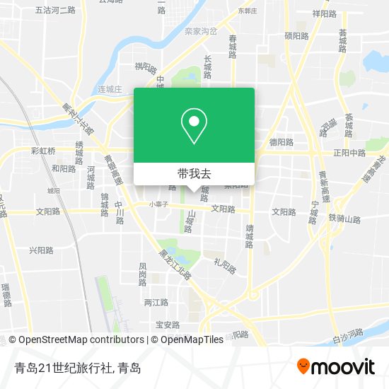 青岛21世纪旅行社地图