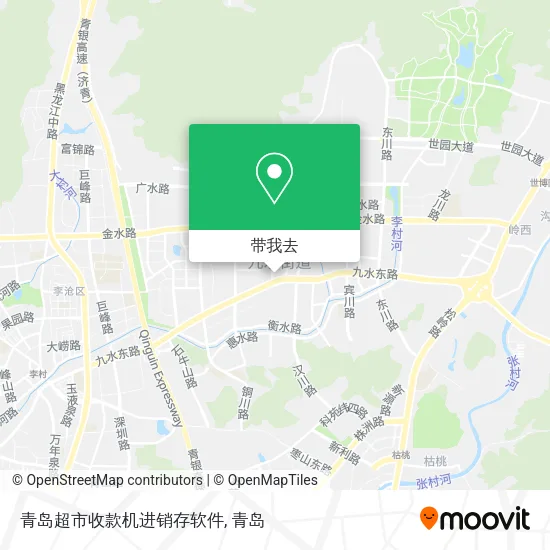 青岛超市收款机进销存软件地图