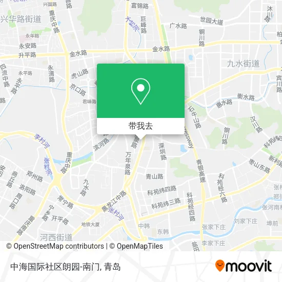 中海国际社区朗园-南门地图