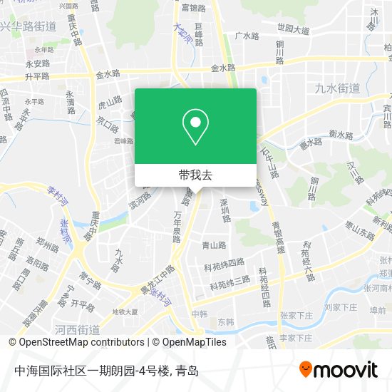 中海国际社区一期朗园-4号楼地图