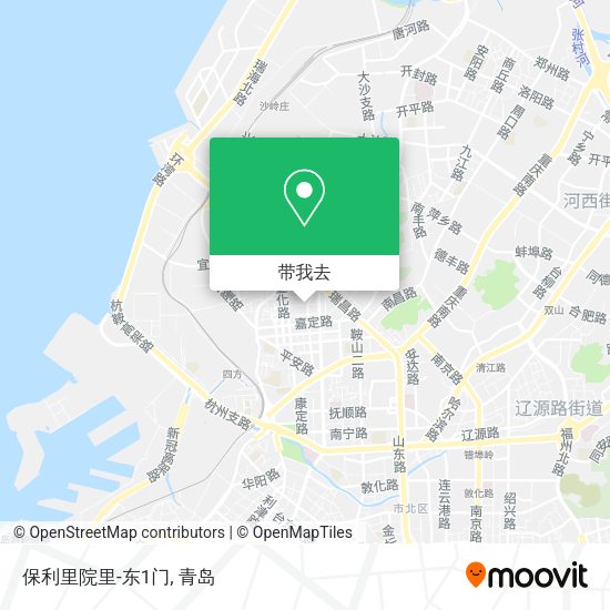 保利里院里-东1门地图
