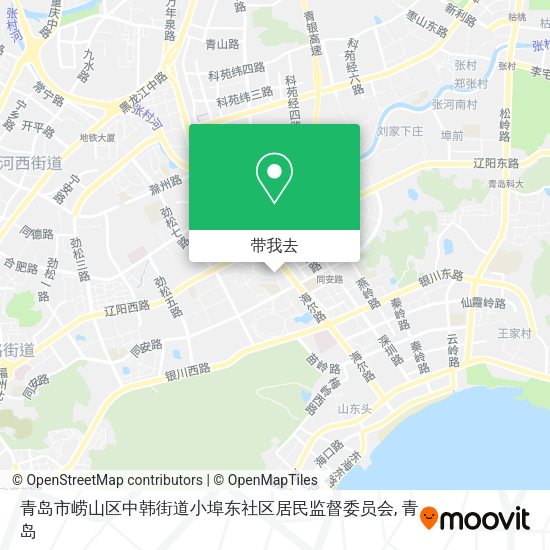 青岛市崂山区中韩街道小埠东社区居民监督委员会地图