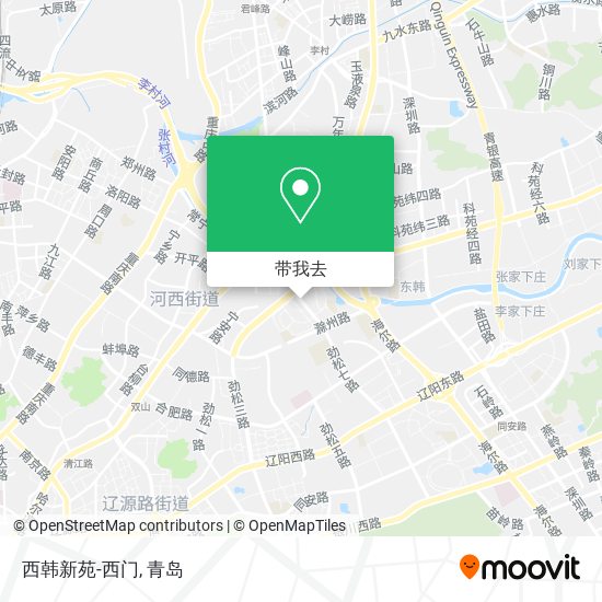 西韩新苑-西门地图