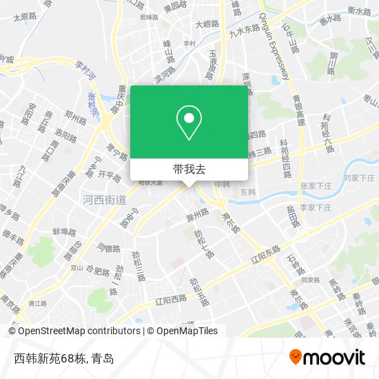 西韩新苑68栋地图