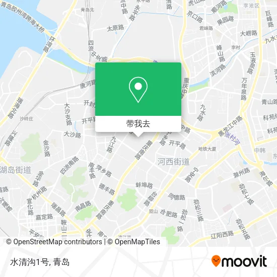 水清沟1号地图