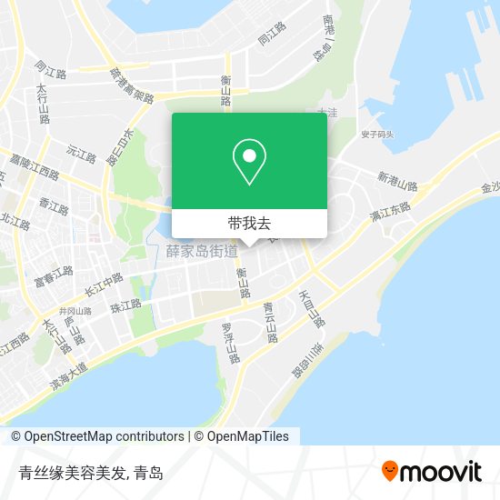 青丝缘美容美发地图