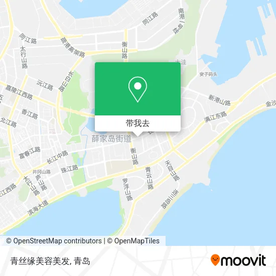 青丝缘美容美发地图