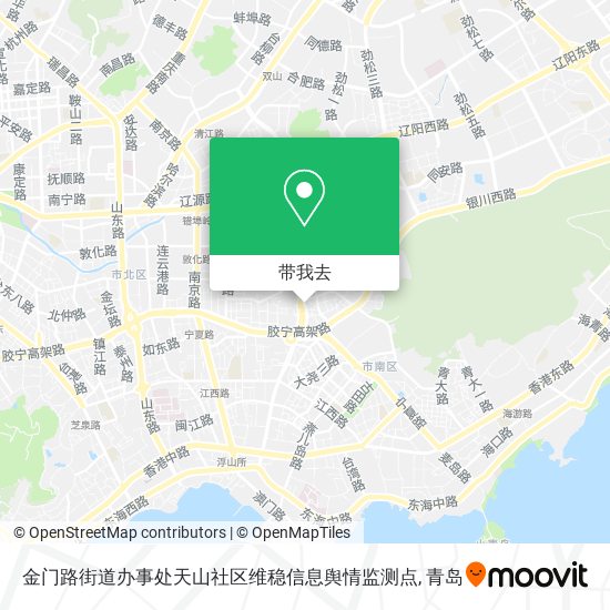 金门路街道办事处天山社区维稳信息舆情监测点地图