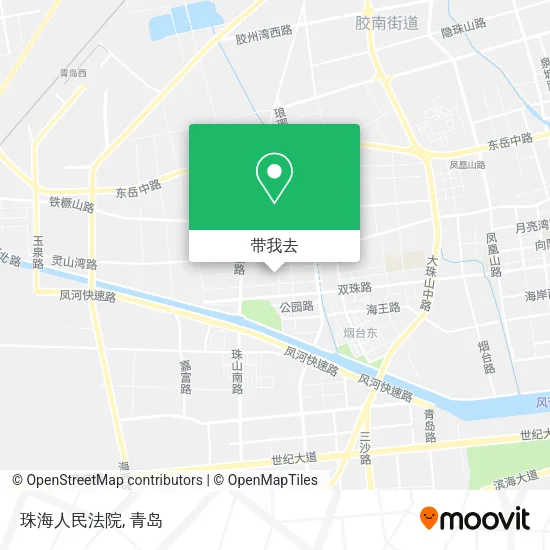 珠海人民法院地图