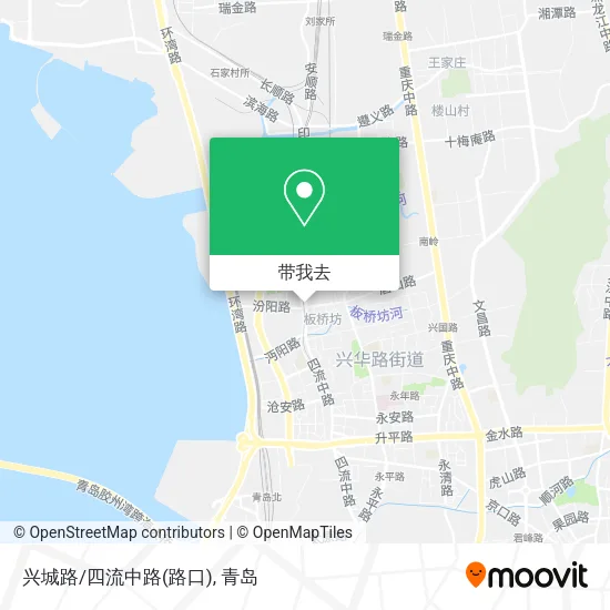 兴城路/四流中路(路口)地图