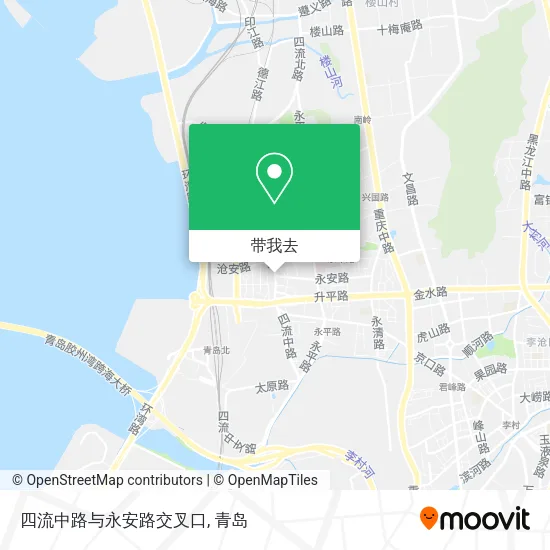四流中路与永安路交叉口地图