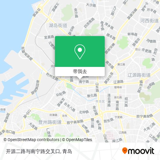 开源二路与南宁路交叉口地图