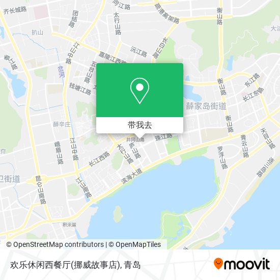 欢乐休闲西餐厅(挪威故事店)地图