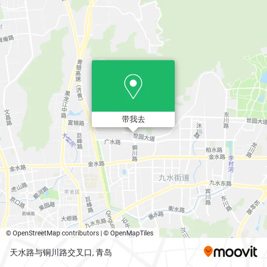 天水路与铜川路交叉口地图