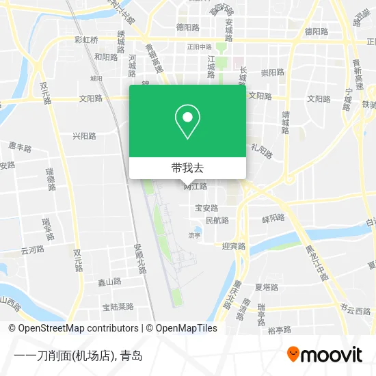 一一刀削面(机场店)地图