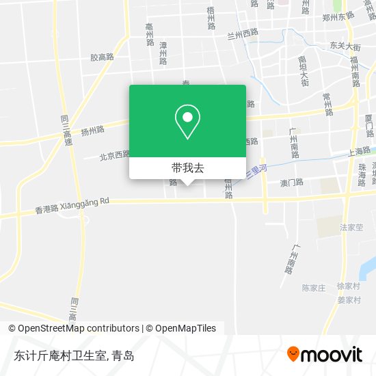 东计斤庵村卫生室地图